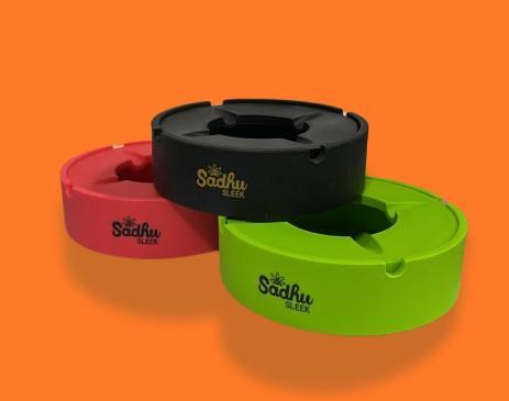 CINZEIRO DE SILICONE SADHU GRANDE COM TAMPA