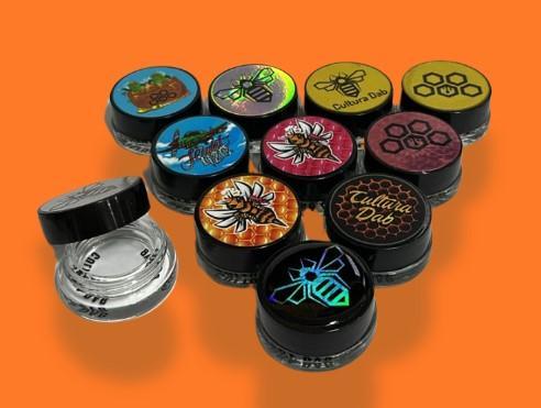 POTE DE VIDRO CULTURADAB ESTAMPADO RELUZENTE 7ML