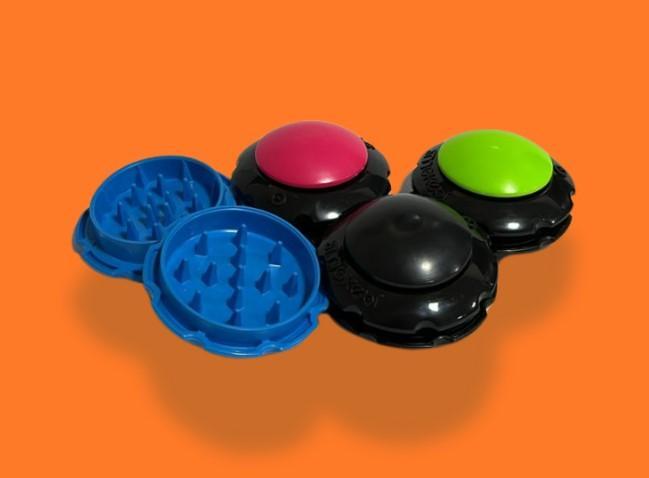 DICHAVADOR DE PLASTICO DISCO VOADOR SMOKEBR + ZIP LOCK 3 PARTES