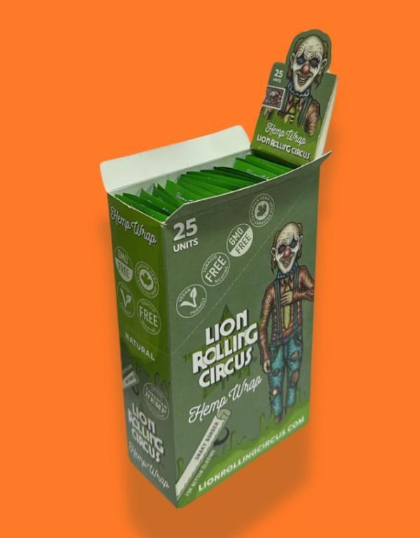 BLUNT LION ROLLING CIRCUS HEMP SABOR NATURAL