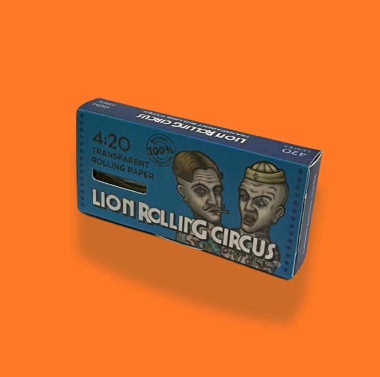 CELULOSE LION ROLLING CIRCUS 4:20 TRANSPARENTE 1/4