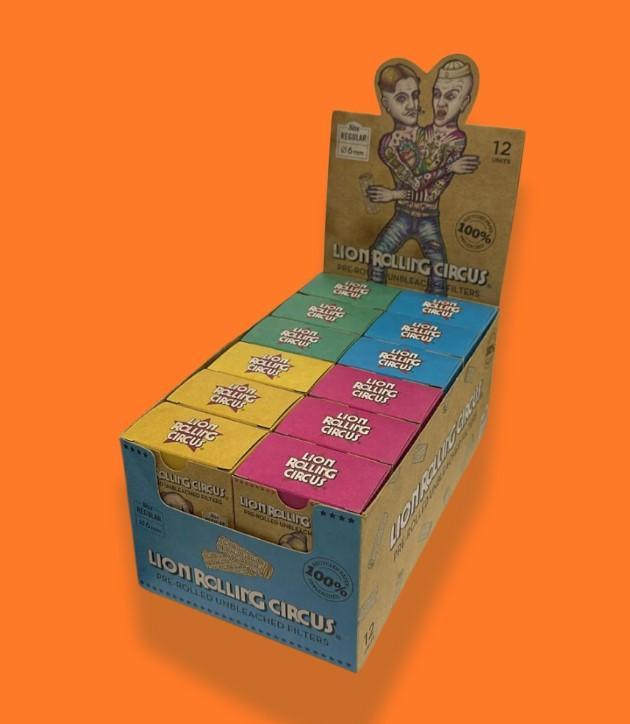 PITEIRA LION ROLLING CIRCUS PRE-ROLLED UNBLEACHED SLIM