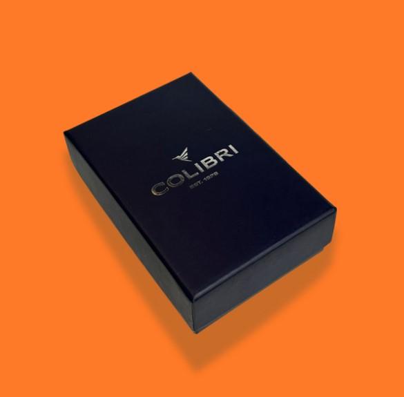 CORTADOR DE CHARUTO COLIBRI CUT PRETO + LARANJA