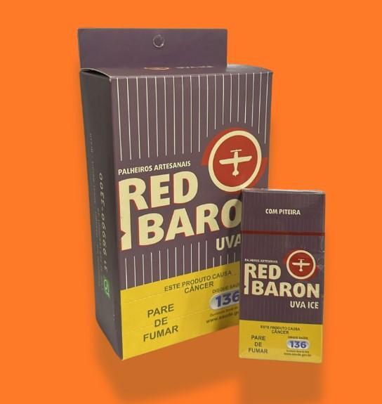 CIGARRO DE PALHA RED BARON UVA COM PITEIRA