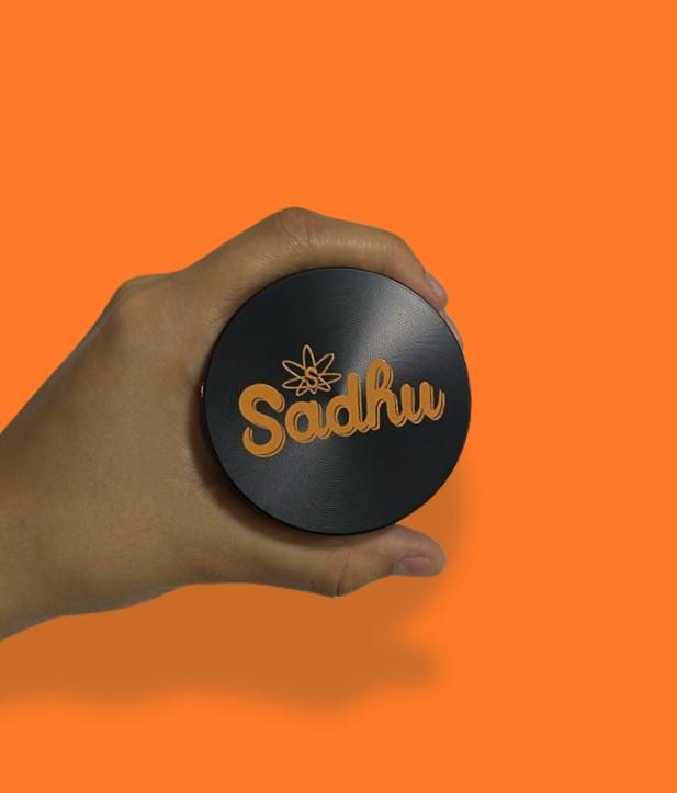 DICHAVADOR DE METAL SADHU GRANDE 4 PARTES