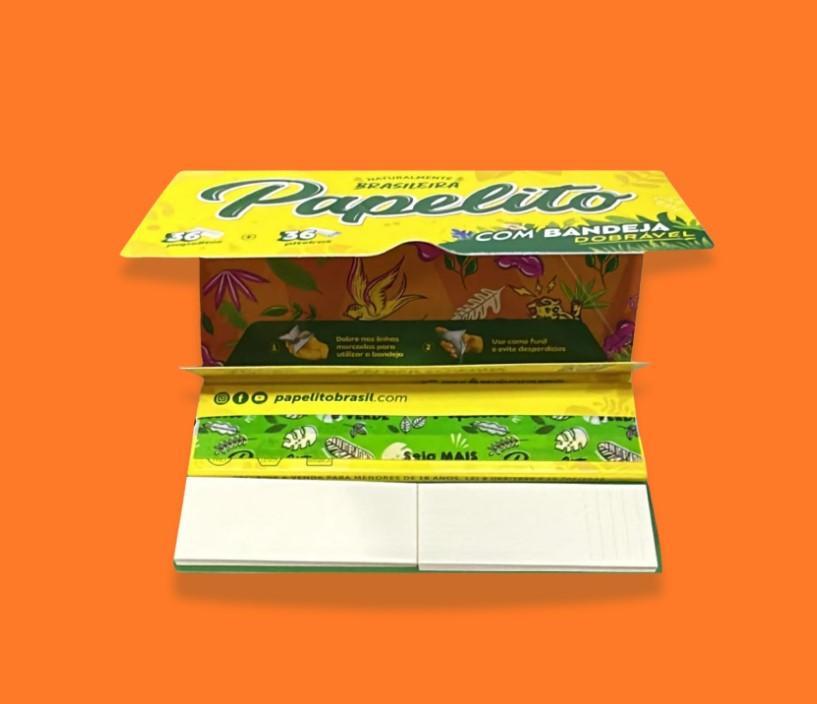 SEDA PAPELITO TRADICIONAL KING SIZE + BANDEJA + PITEIRA