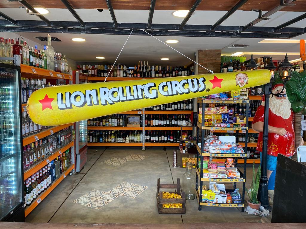 INFLÁVEL LION ROLLING CIRCUS BECK