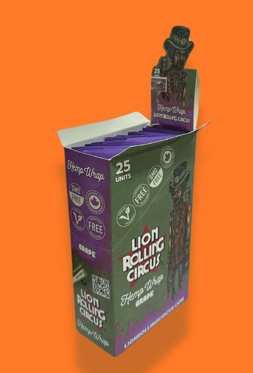 BLUNT LION ROLLING CIRCUS HEMP SABOR UVA