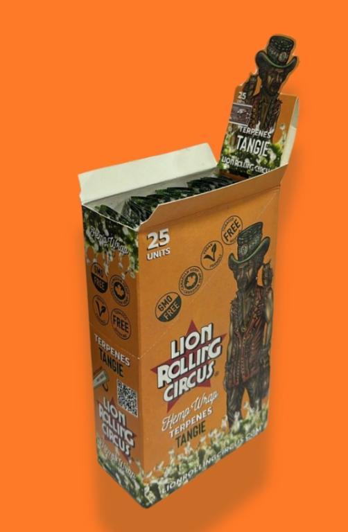 BLUNT LION ROLLING CIRCUS HEMP SABOR TERPENES TANGIE