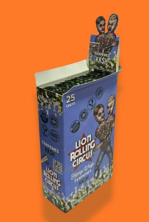 BLUNT LION ROLLING CIRCUS HEMP SABOR TERPENES KKSH
