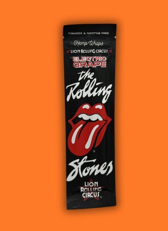 BLUNT LION ROLLING CIRCUS THE ROLLING STONES HEMP SABOR ELETRIC GRAPE