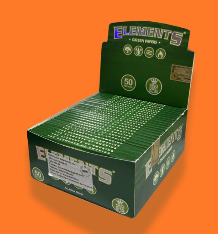 SEDA ELEMENTS GREEN SLIM KING SIZE