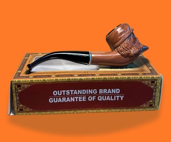 CACHIMBO DE MADEIRA CHUNG FENG CAPITÃO BX111