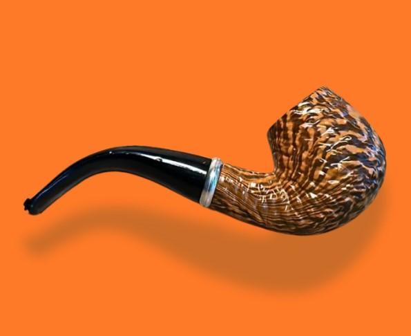 CACHIMBO DE MADEIRA CHUNG FENG HIBRIDO ESTRIADO BX120