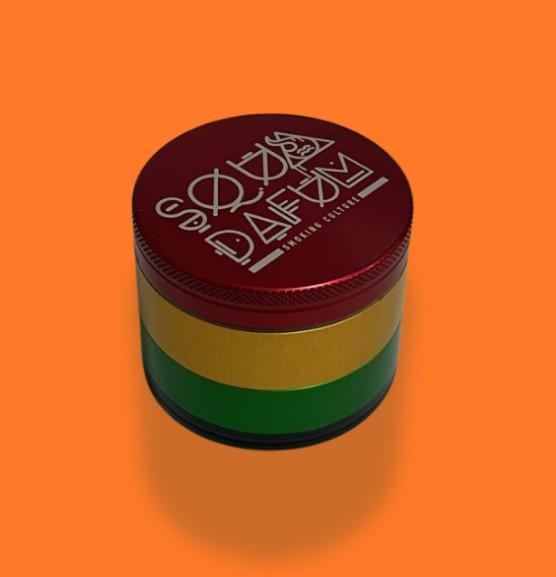 DICHAVADOR DE METAL PODEROSO SQUADAFUM FUTURE RASTA 4 PARTES 56mm