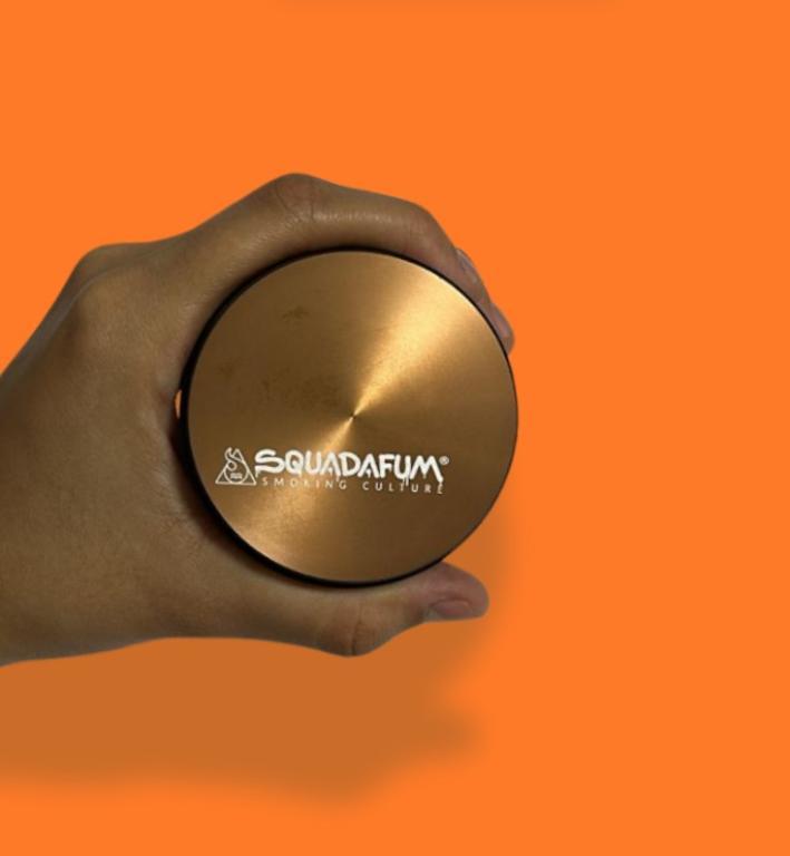 DICHAVADOR DE METAL PODEROSO SQUADAFUM MARROM 4 PARTES 63mm