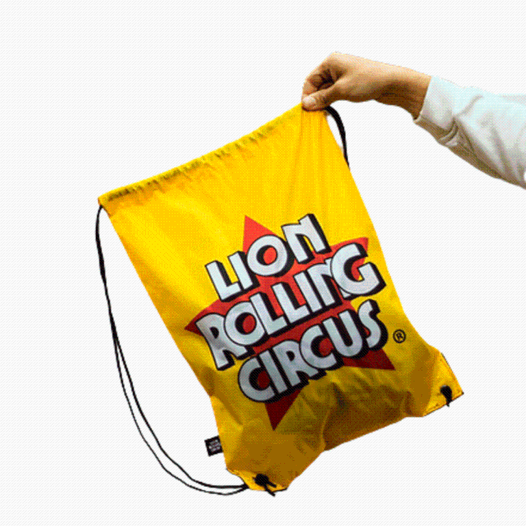 BOLSA LION ROLLING CIRCUS AMARELA