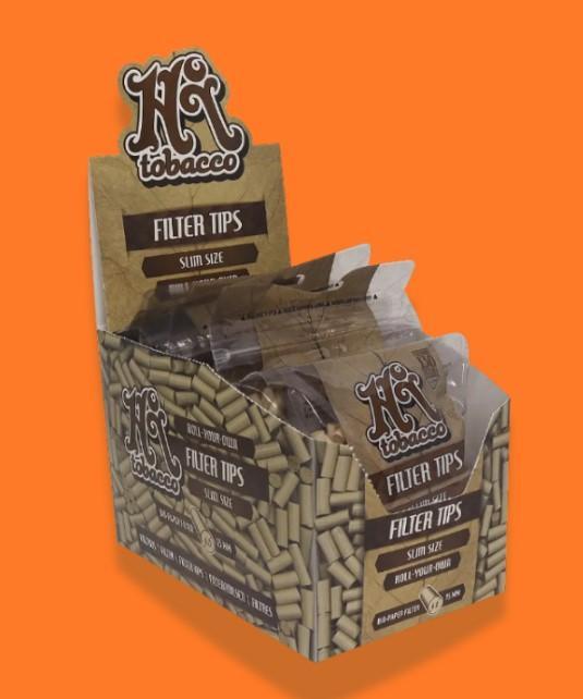 FILTRO HI TOBACCO SLIM BIODEGRADAVEL 6X15MM