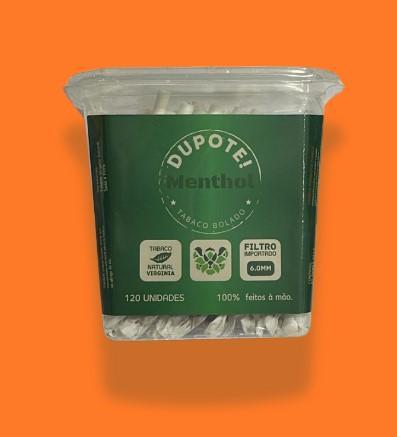POTE TERRA TABAK TABACO BOLADO SEDA BRANCA MENTHOL 120UN