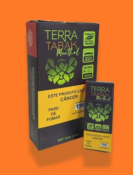 TABACO BOLADO TERRA TABAK SEDA BRANCA MENTHOL