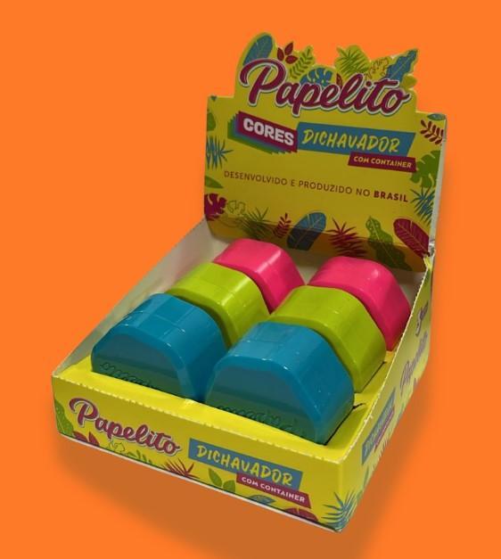 DICHAVADOR DE POLICARBONATO PAPELITO CORES 3 PARTES