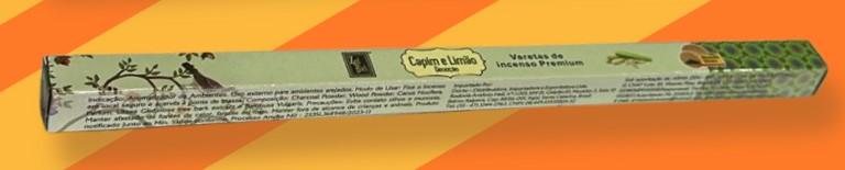 INCENSO ZED BLACK CAPIM LIMÃO