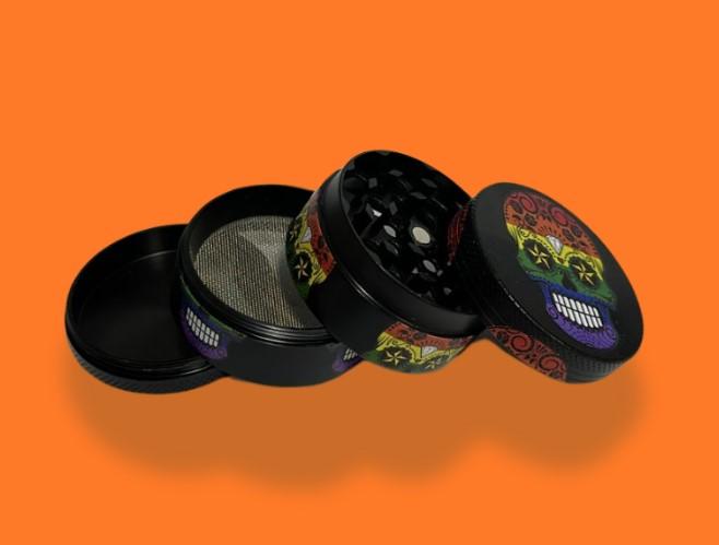 DICHAVADOR DE ZINCO ESTAMPA CAVEIRAS MIX