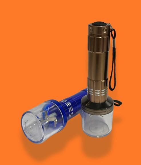DICHAVADOR DE ALUMINIO LANTERNA ELETRICO CORES
