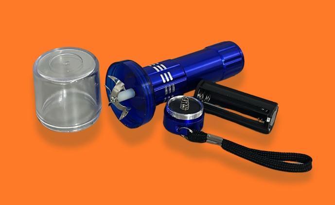 DICHAVADOR DE ALUMINIO LANTERNA ELETRICO CORES