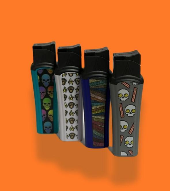 ACENDEDOR  ZENGAZ ZL-7E SLIM JET ILUSTRADO