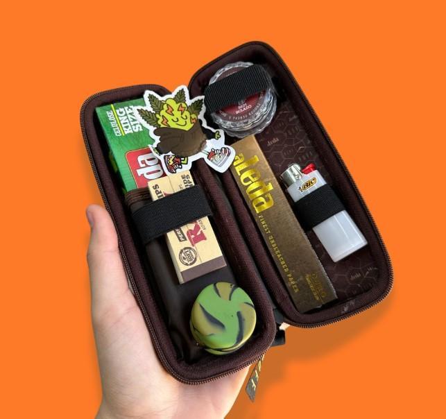 KIT PUFF + ALEDA - CASE PUFF SLIM MARROM