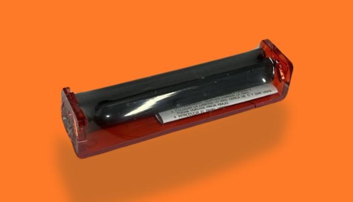 BOLADOR DE PLASTICO CIGARETTE ROLLING MACHINE PRETO 110 mm