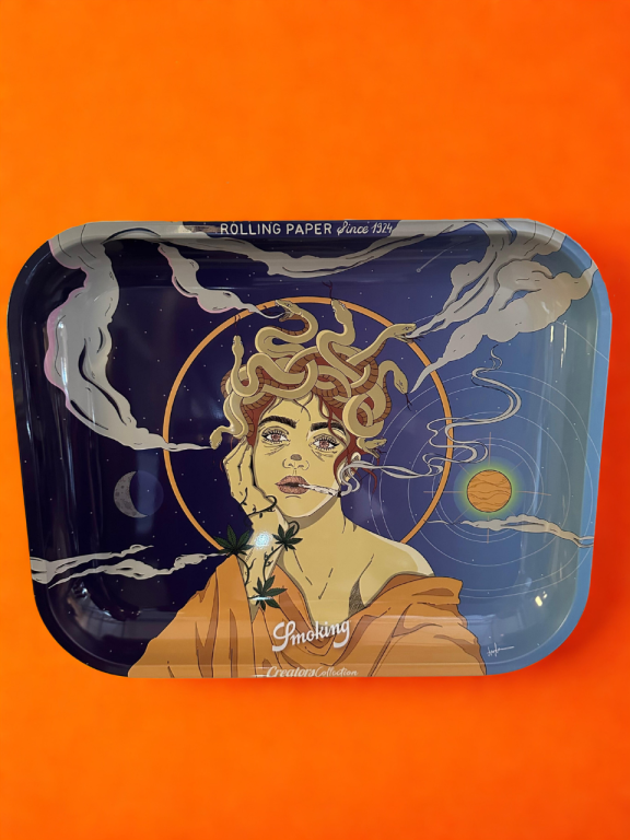 BANDEJA DE METAL SMOKING MEDUZA EXTRA GRANDE