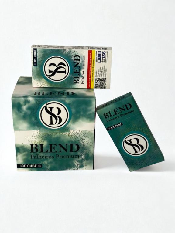 CIGARRO DE PALHA BLEND ICE CUBE C/ FILTRO PITEIRA E CAPSULA ICE