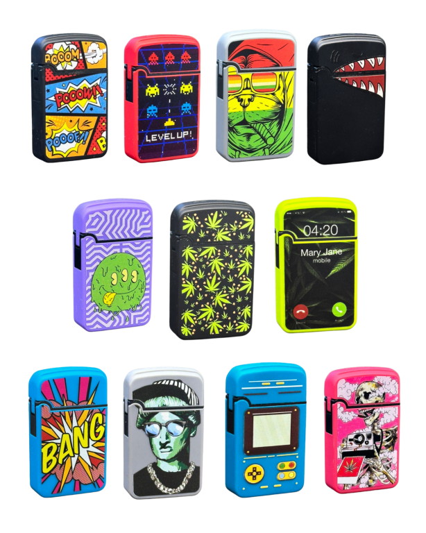 ACENDEDOR ZENGAZ ZL-12B ROYAL JET ILUSTRADO