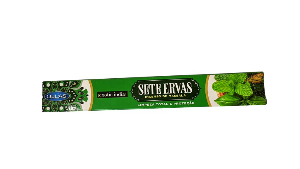 INCENSO ULLAS EXOTIC INDIA SETE ERVAS
