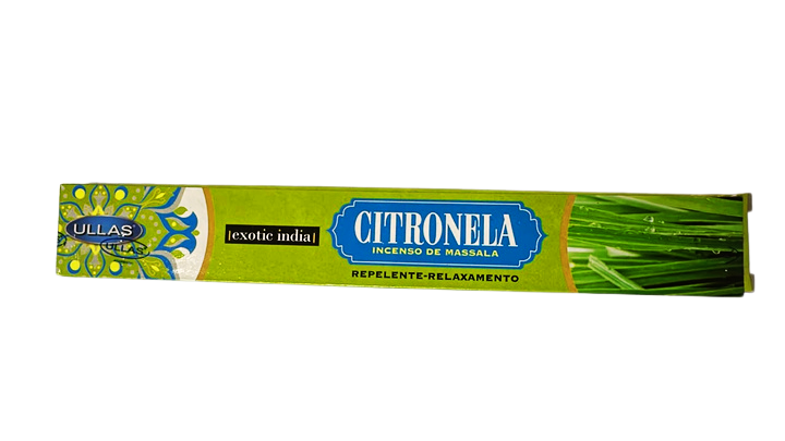 INCENSO ULLAS EXOTIC INDIA CITRONELA