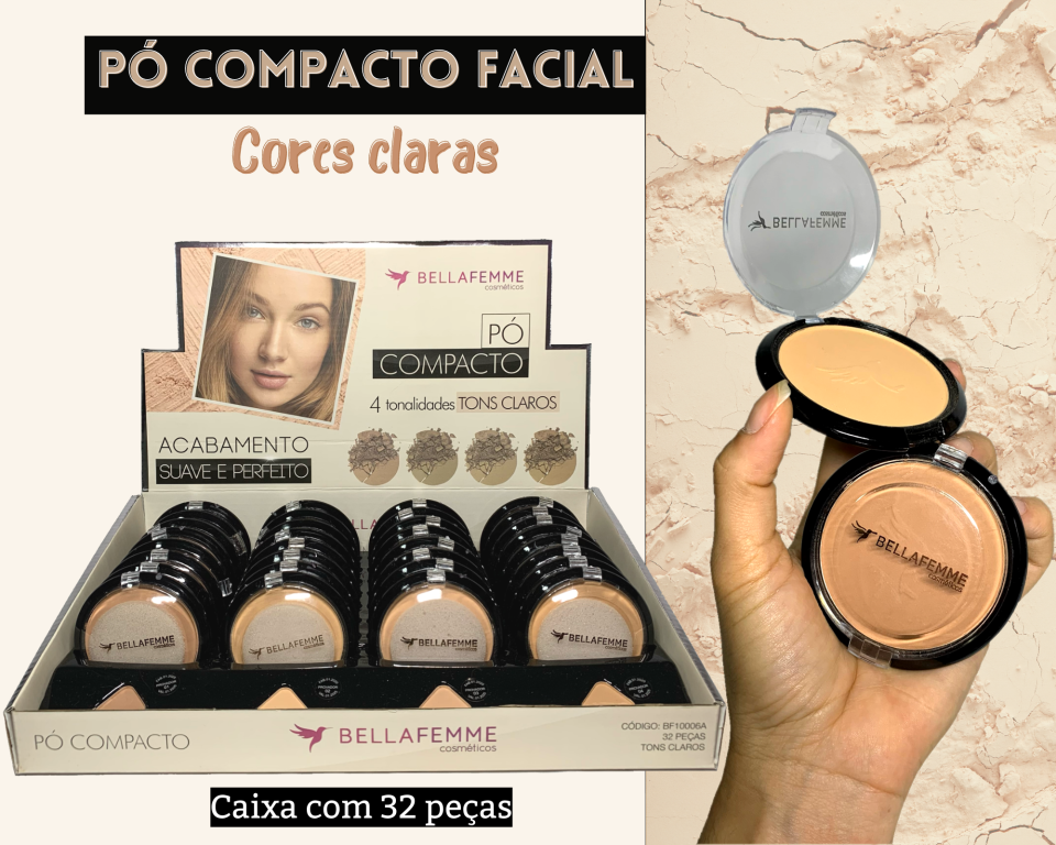 PO COMPACTO BELLAFEMME TONS CLAROS