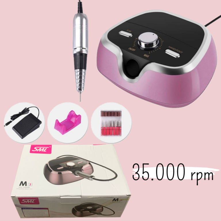 MOTOR COM LIXADEIRA E PEDAL M3 - 35000 RPM BIVOLT