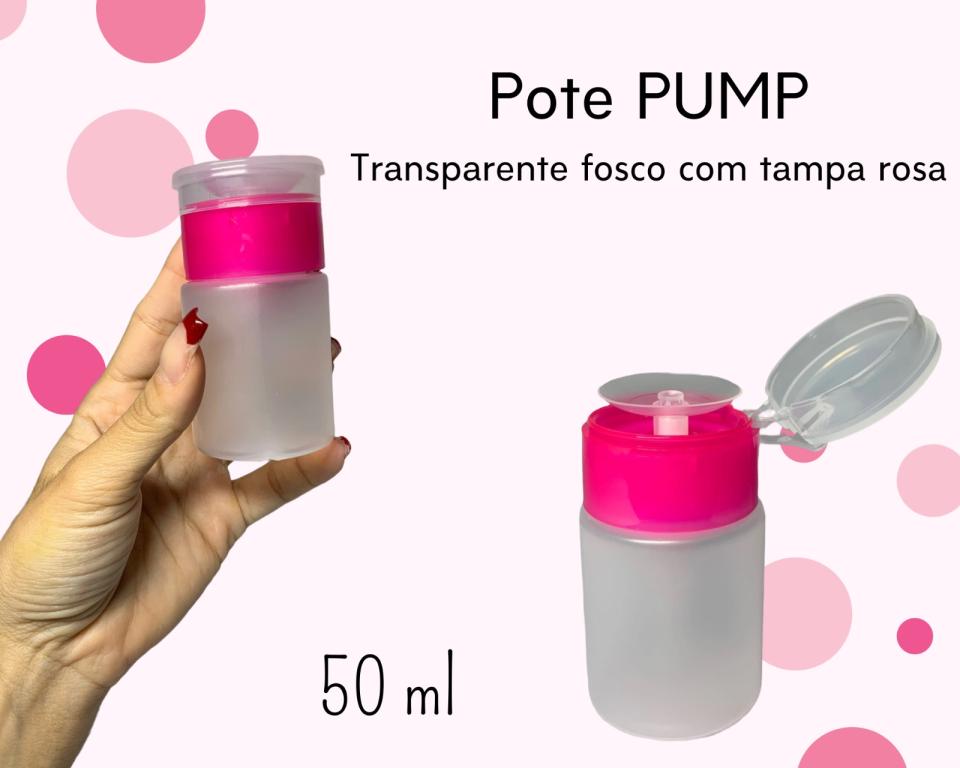 POTE PUMP PORTA ACETONA 50ML