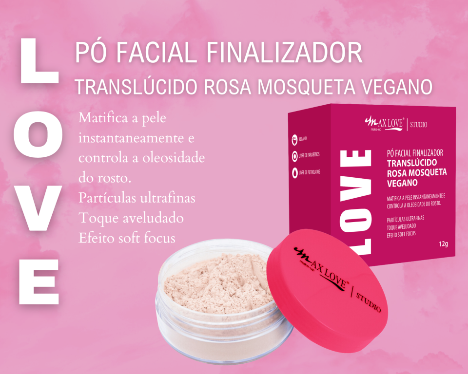 PO FACIAL FINALIZADOR ROSA MOSQUETA MAX LOVE