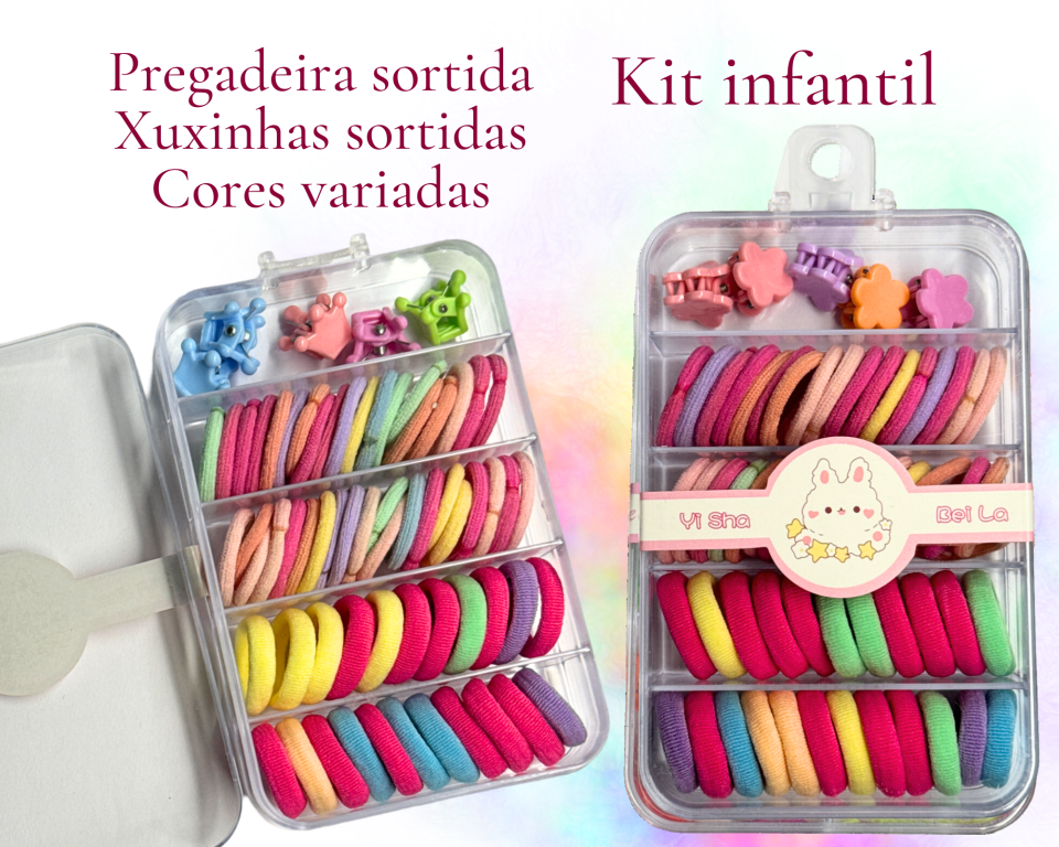 KIT PREGADEIRA COM XUXINHAS VARIADAS