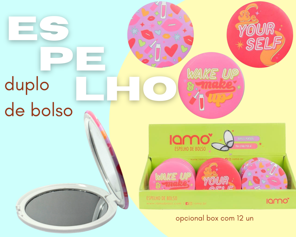 ESPELHO DUPLO REDONDO IAMO