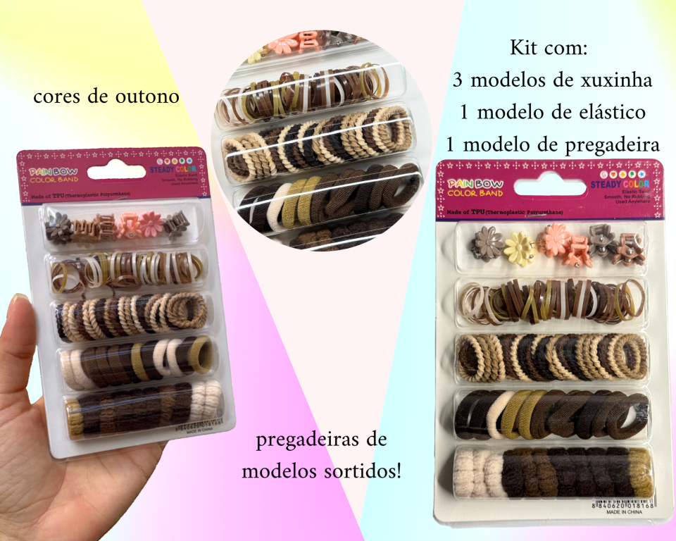 KIT MIX XUXINHAS E PREGADEIRAS OUTONO