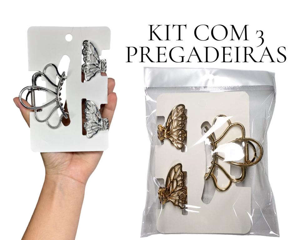 KIT MIX PREGADEIRAS COROA 7.5cm C/3