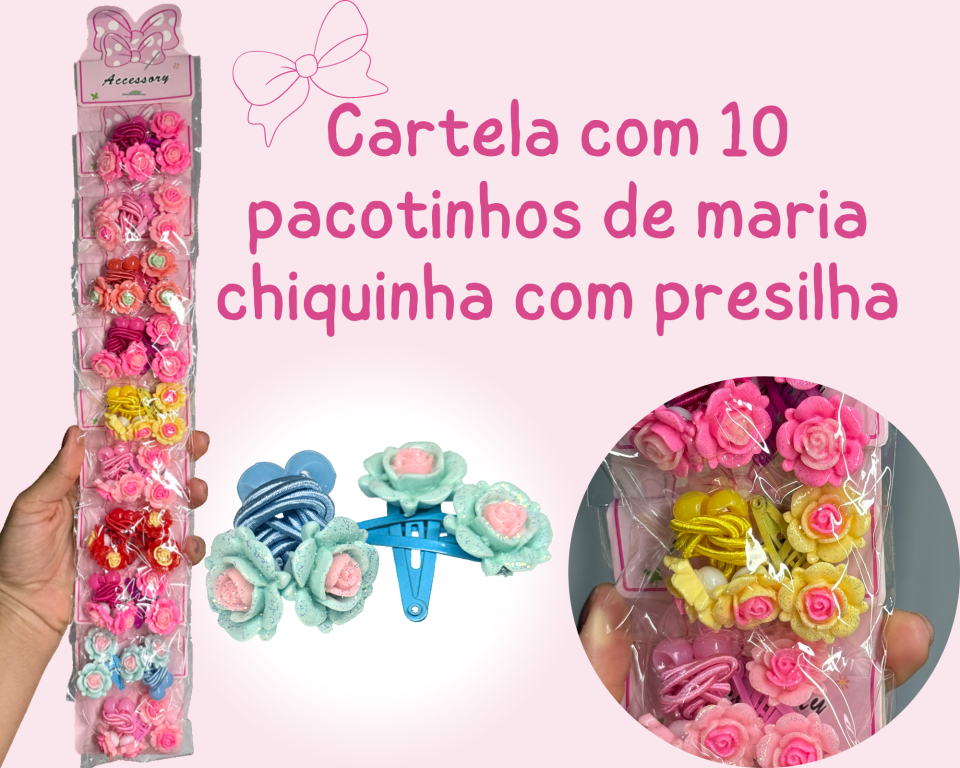 CARTELA MARIA CHIQUINHA E PRESILHA C/10