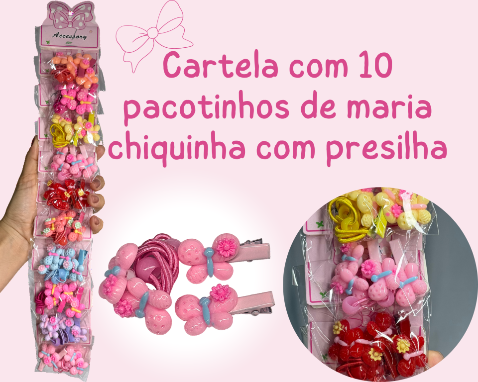 CARTELA MARIA CHIQUINHA E PRESILHA C/10