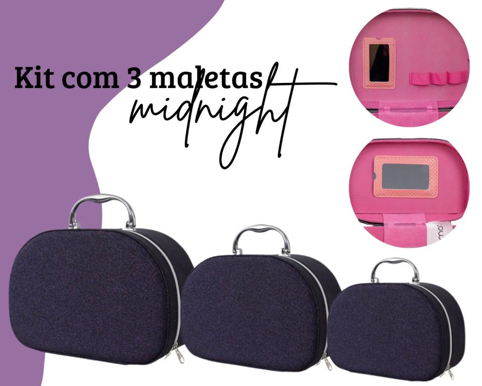 KIT MALETA MIDNIGHT KIT C/3