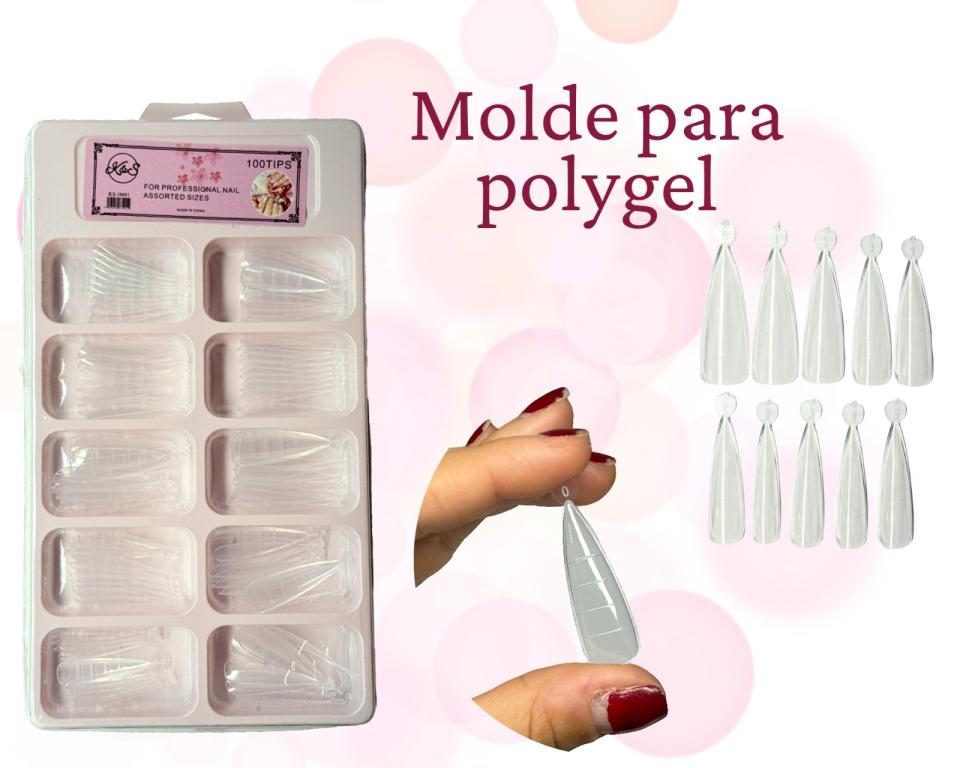 MOLDE P/ POLYGEL STILETO