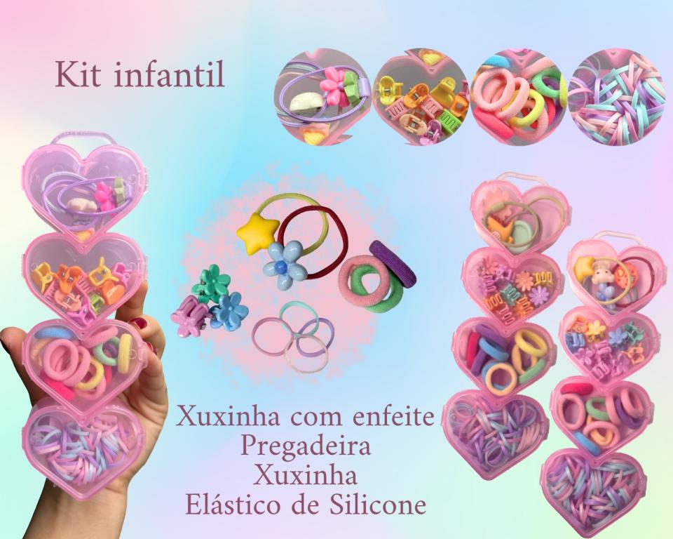 KIT MIX PREGADEIRA ,XUXA E SILICONE CORAÇÃO